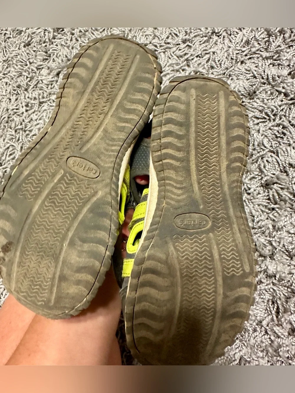 OshKosh B'gosh Navy Blue Dinosaur Kids Water Shoes